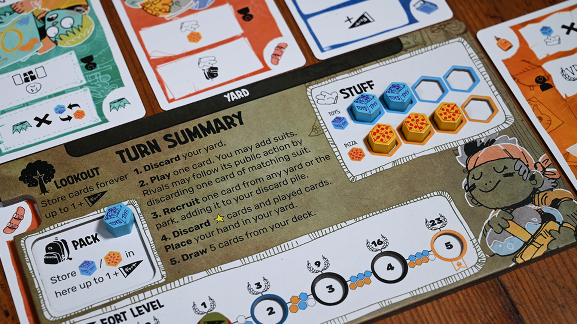 Fort board game review childhood whimsy meets captivating cardplay in